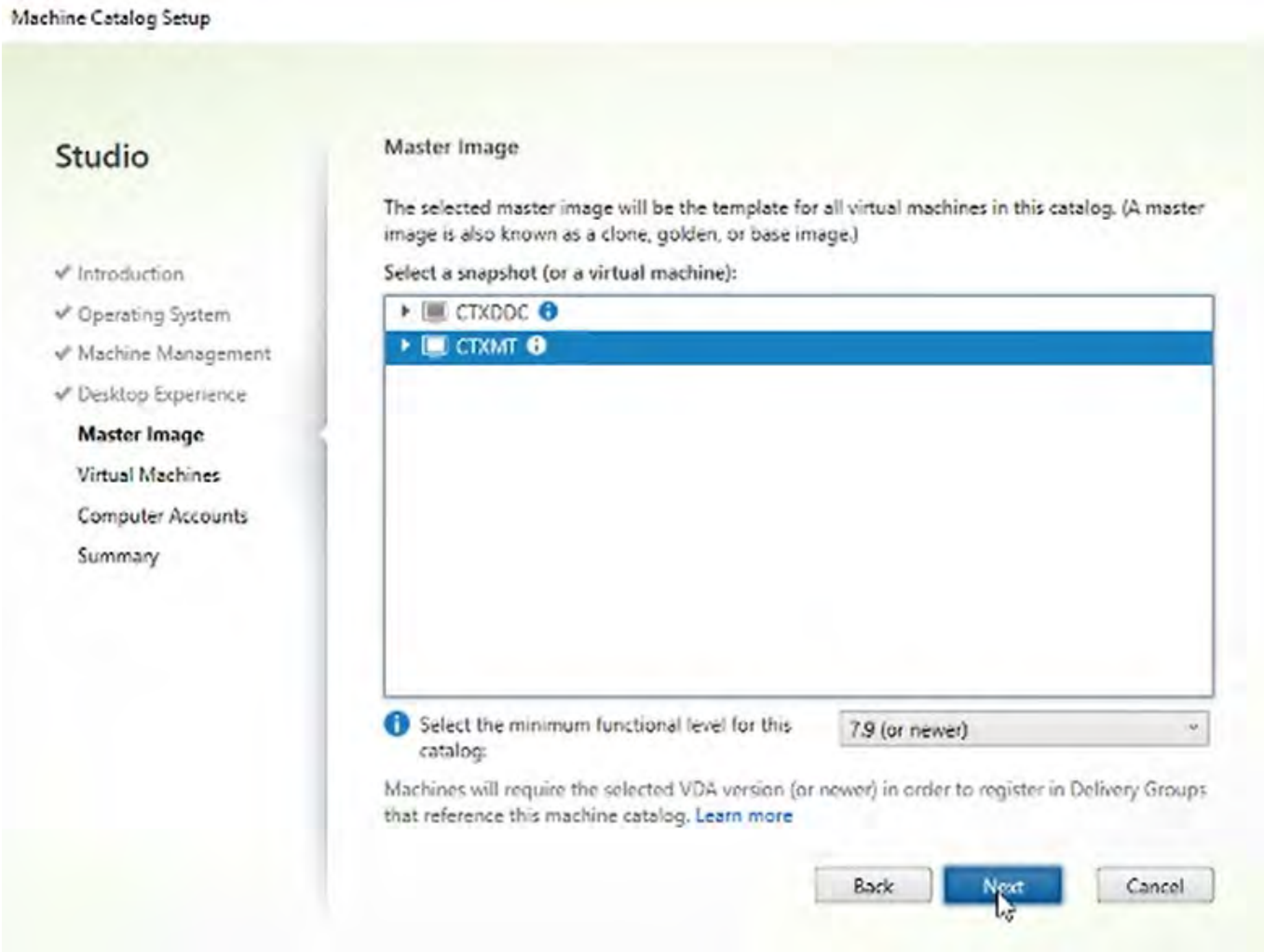 Creating a Citrix Machine Catalog NVIDIA Docs