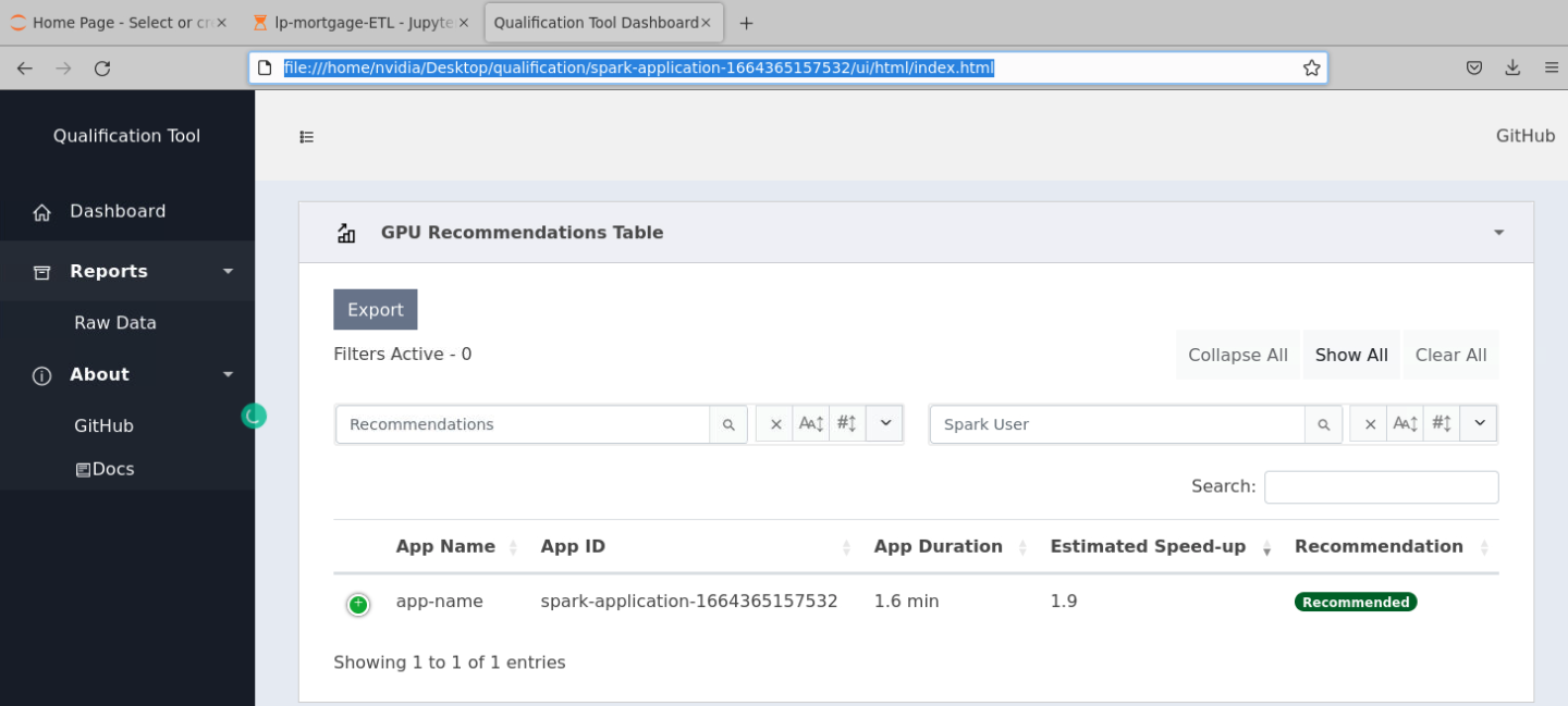 Running Qualification & Profiling Tool Benchmark - NVIDIA Docs