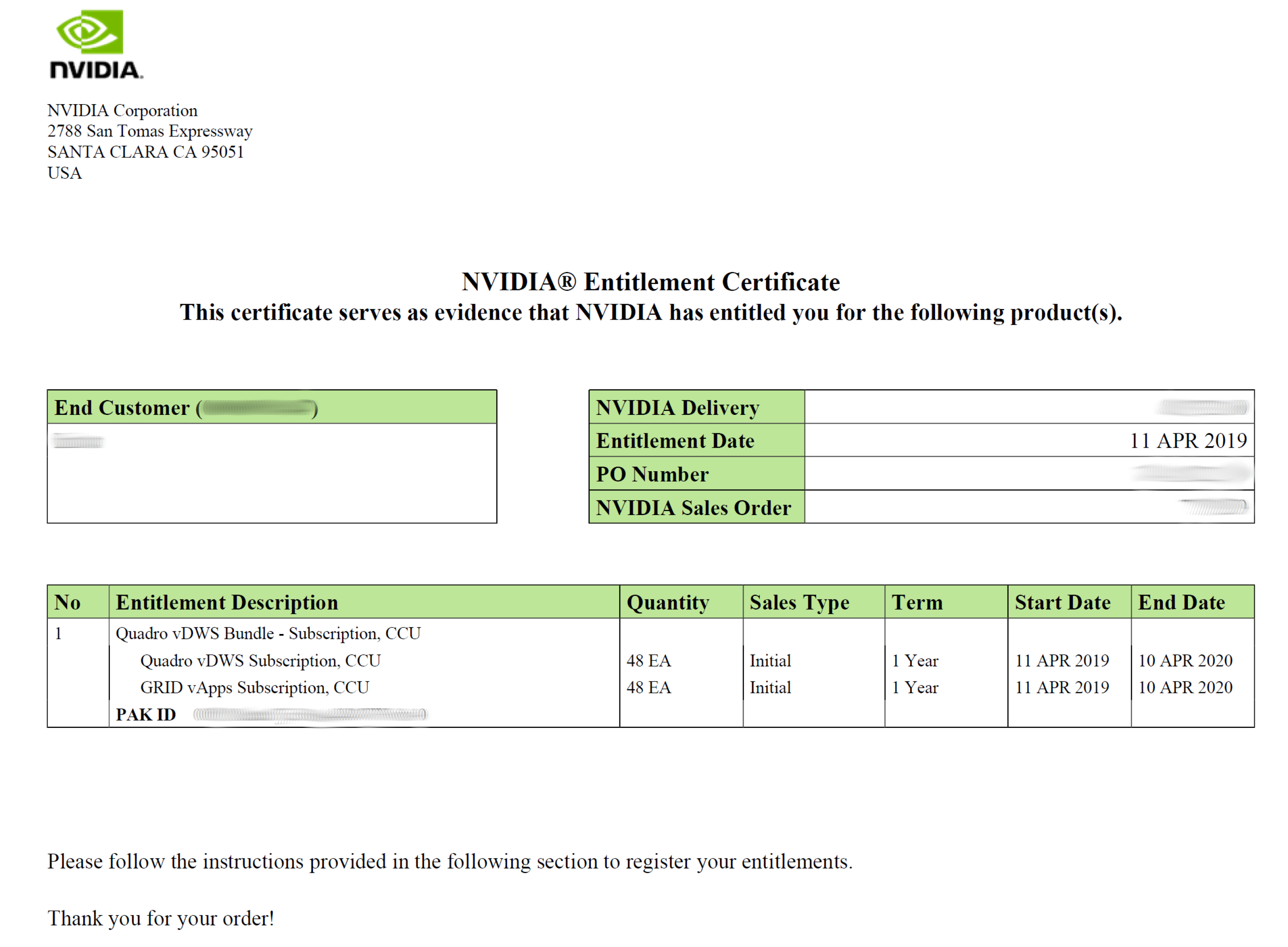 Invidia Redeem Code Quick Start Guide - NVIDIA Docs
