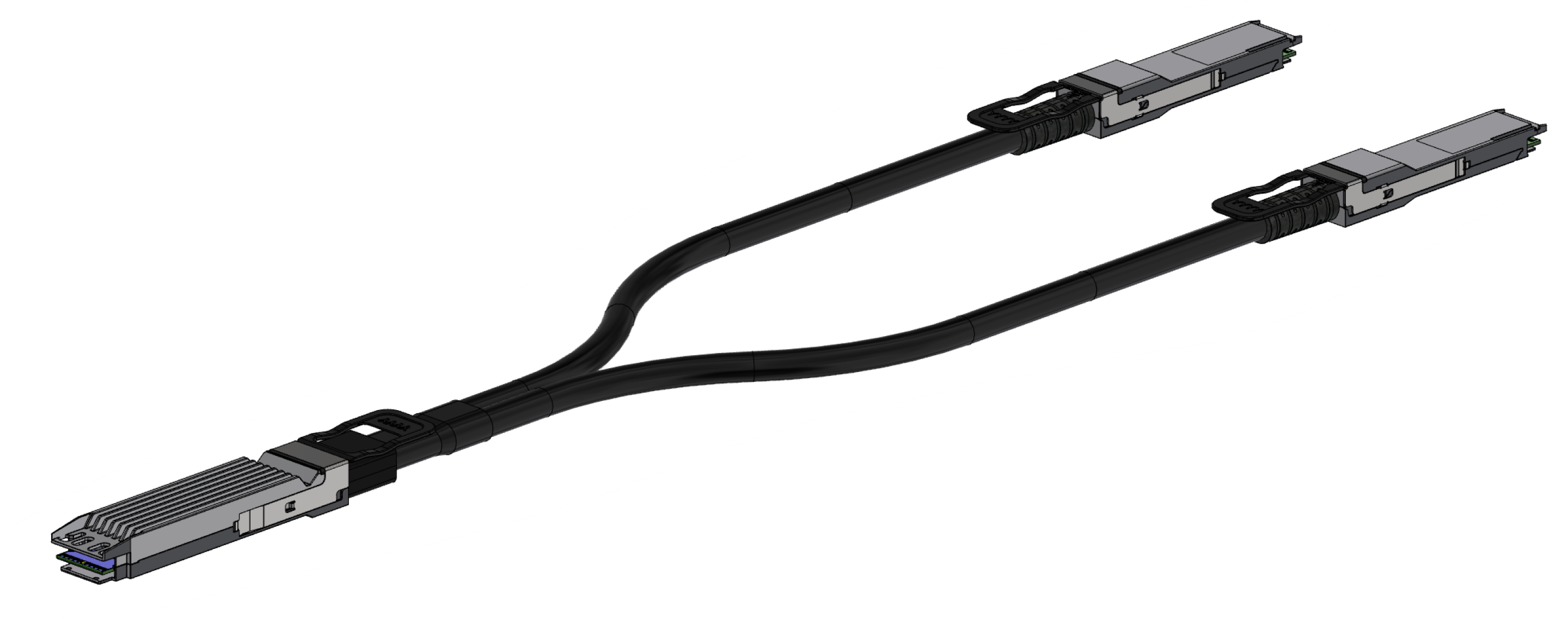 Dac Splitter MCP7Y10-Nxxx 800Gbs Twin-port OSFP to 2x400G QSFP112 DAC Splitter 1-3m ...
